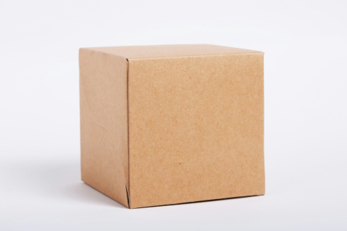 A plain brown box