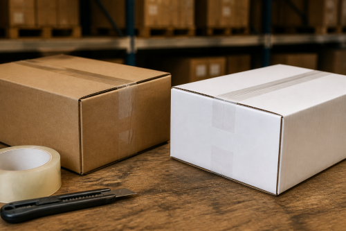 Kraft vs White Corrugated Box: Cost & Brand Impact