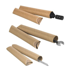 Kraft Crimped End Mailing Tubes