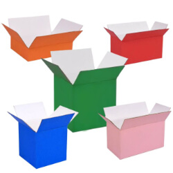 Color Shipping Boxes