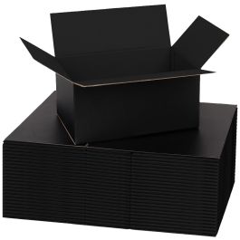 Black Corrugated Box