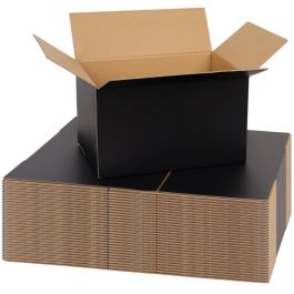 Black Corrugated Box