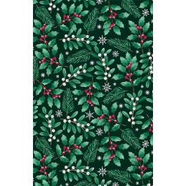 Pinecones and Berries Gift Wrap, Full Ream Roll - 30" x 833'