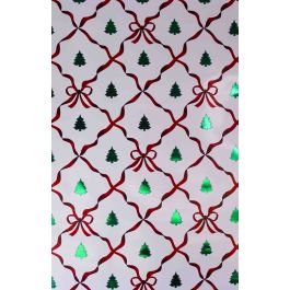 Bow Lattice Wrapping Paper, Full Ream Roll - 30" x 833'