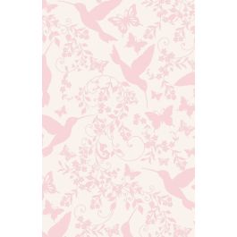 Hummingbirds and Butterflies Gift Wrap, Full Ream Roll - 30" x 833'