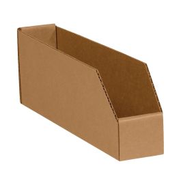 Corrugated Bin (Kraft) - 4 x 12 x 4½" - 25/Bundle