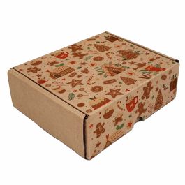 Christmas Gingerbread Kraft Mailer Box