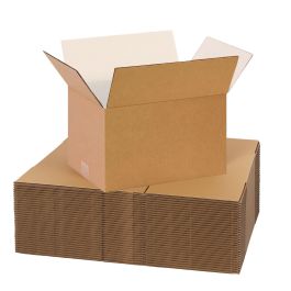 White Shipping Boxes (Kraft Outside) - 6 X 5 X 3"