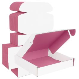 Pink Mailer Box (White Outside) 