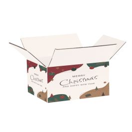 Christmas Shipping Box (White)