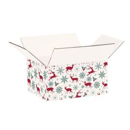 Christmas Shipping Box (White)