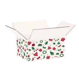 Christmas Shipping Box (White)