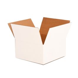 White Shipping Boxes (Customizable) - 5 x 5 x 5" - 25/Bundle