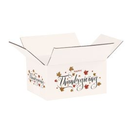 Thanksgiving Shipping Box (White)