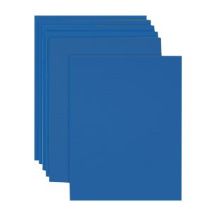Blue Corrugated Cardboard Sheet (White Back) - 39 x 13