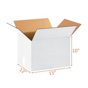 white shipping boxes