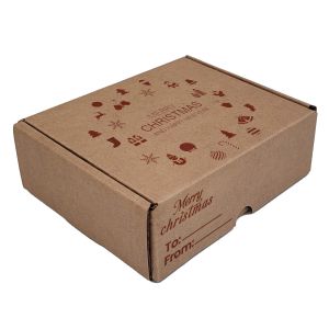 Christmas Mailer Box (Kraft)