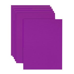 Purple Corrugated Cardboard Sheet (White Back) - 27 x 21
