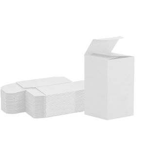 all white reverse tuck box
