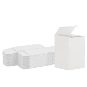 all white reverse tuck box