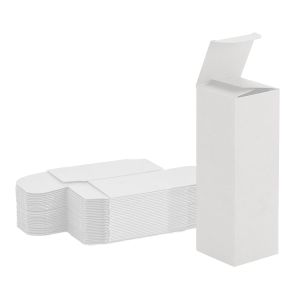 all white reverse tuck box