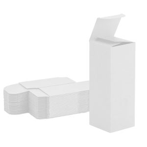 all white reverse tuck box