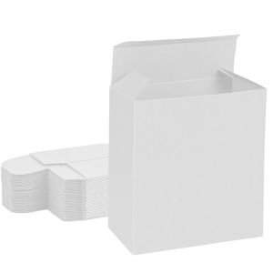 all white reverse tuck box