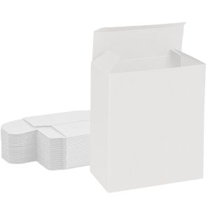 all white reverse tuck box