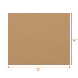 Kraft Cardboard Sheet (B Flute) - 10 x 12
