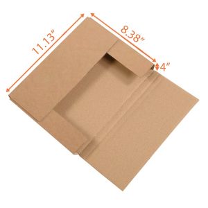 Kraft Easy Fold Mailer (Customizable) - 11½ x 8 3/8 x 4
