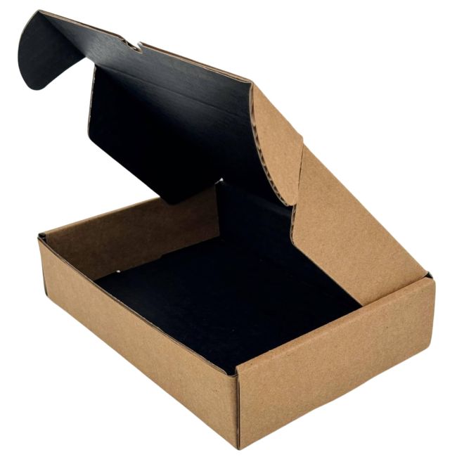 Black-Inside Kraft Mailer Box 5x3x2