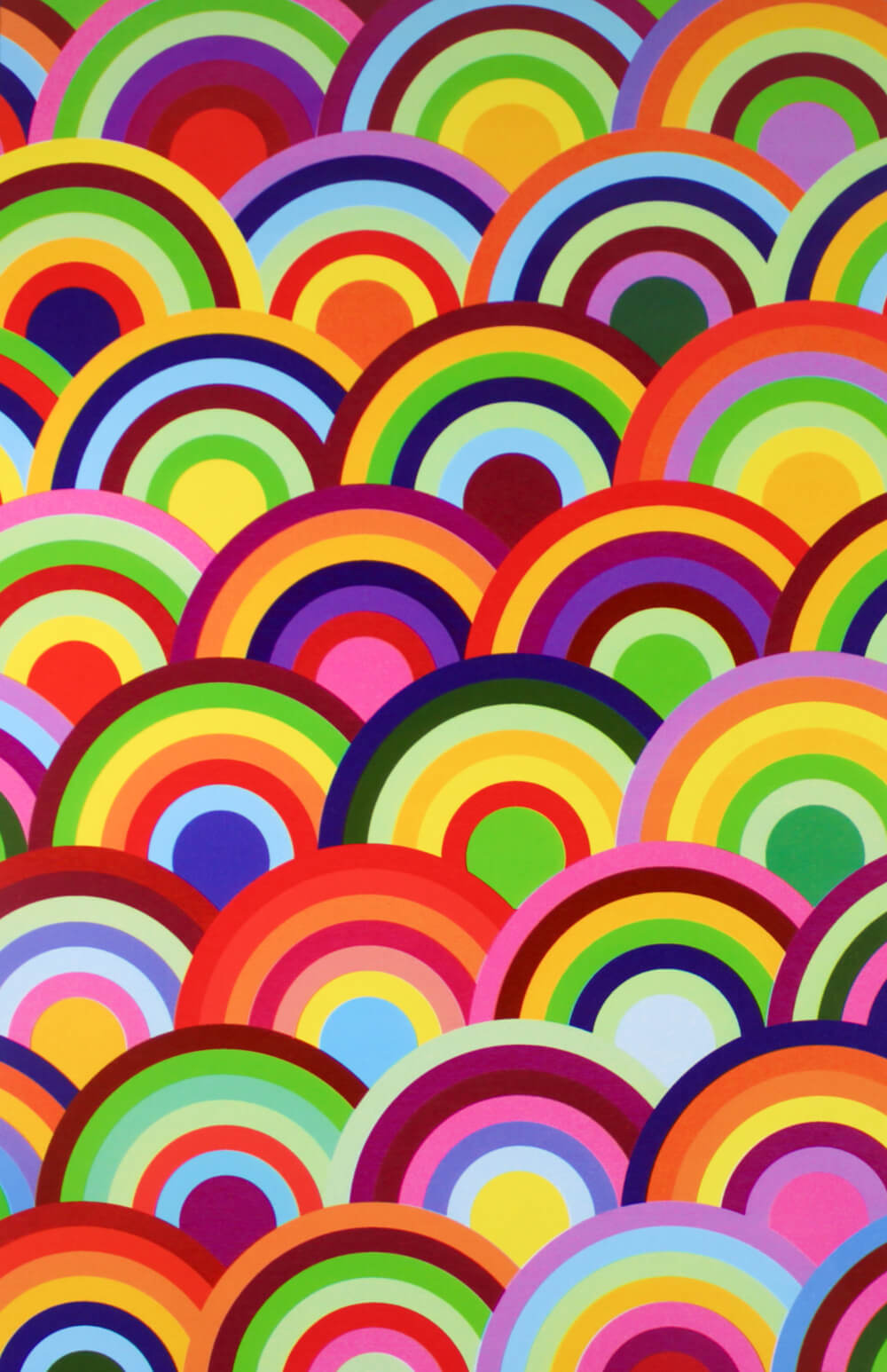 Rainbow Circles Wrapping Paper 24