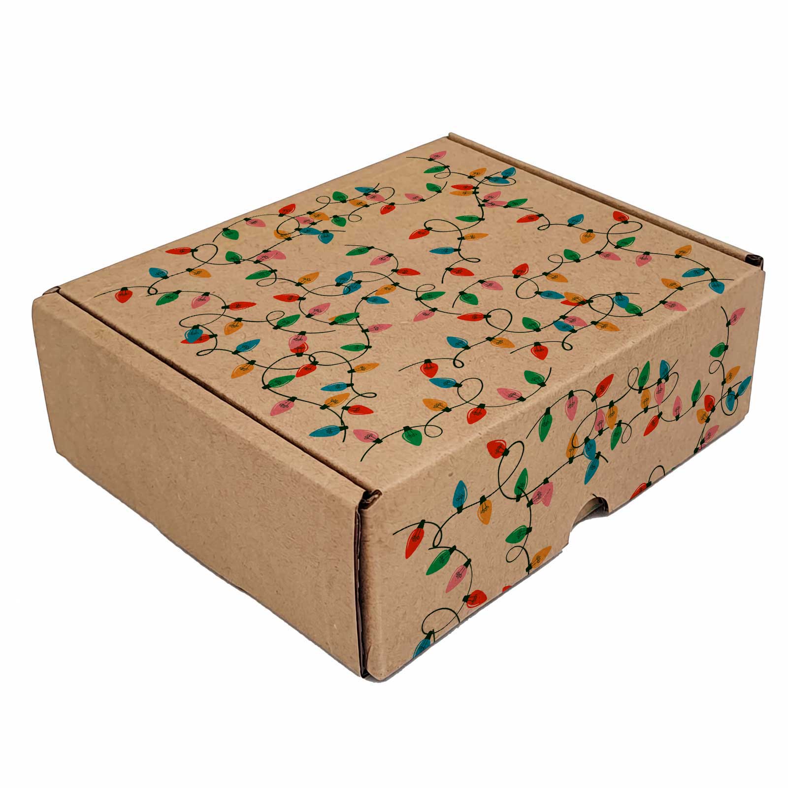String Light Sales Box Christmas String Lights Mailer Boxes | Holiday Corrugated Packaging