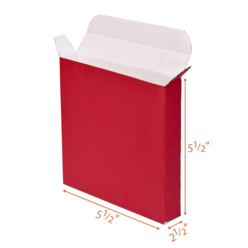 Red Product Box - 5.5x2.5x5.5 | Custom Box