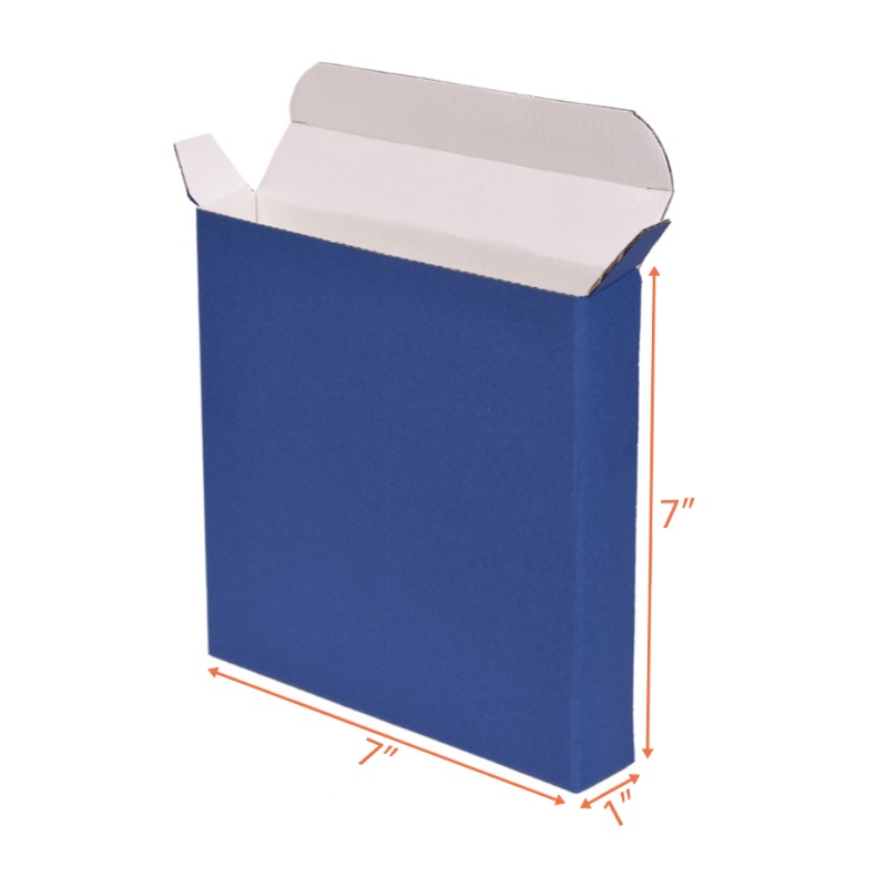 Blue Product Box - 7x1x7 | Corrugated Box