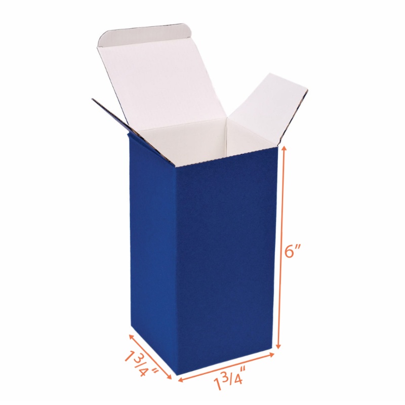 Blue Product Box - 1.75x1.75x6 | Cardboard Box