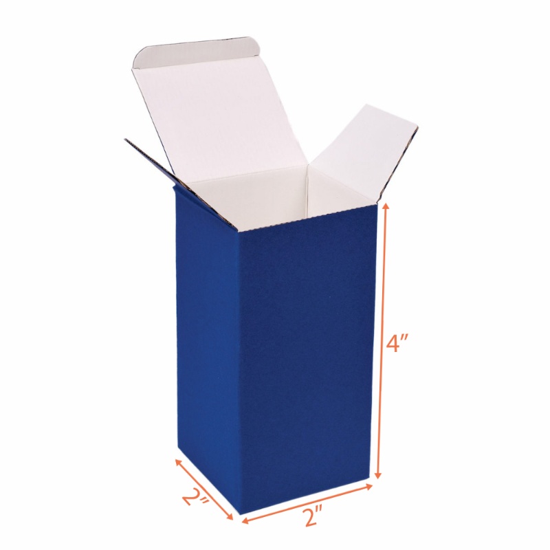 Blue Product Box - 2x2x4 | Cardboard Box