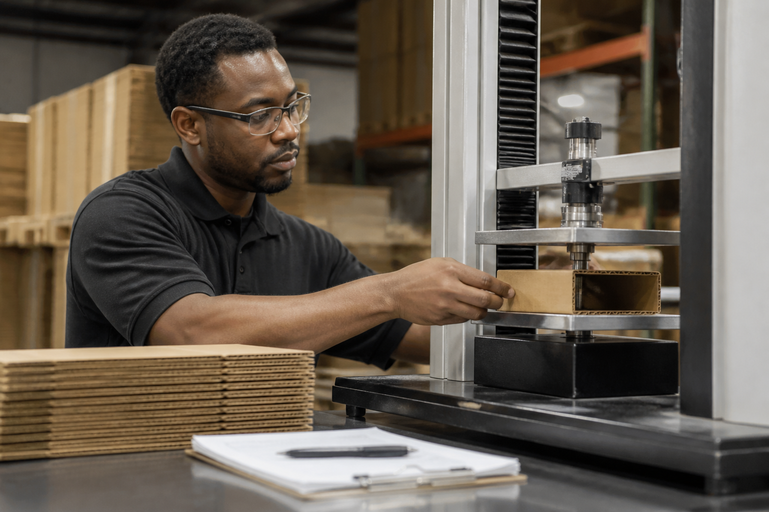 Why edge crush testing not thickness should decide your next corrugated box order
