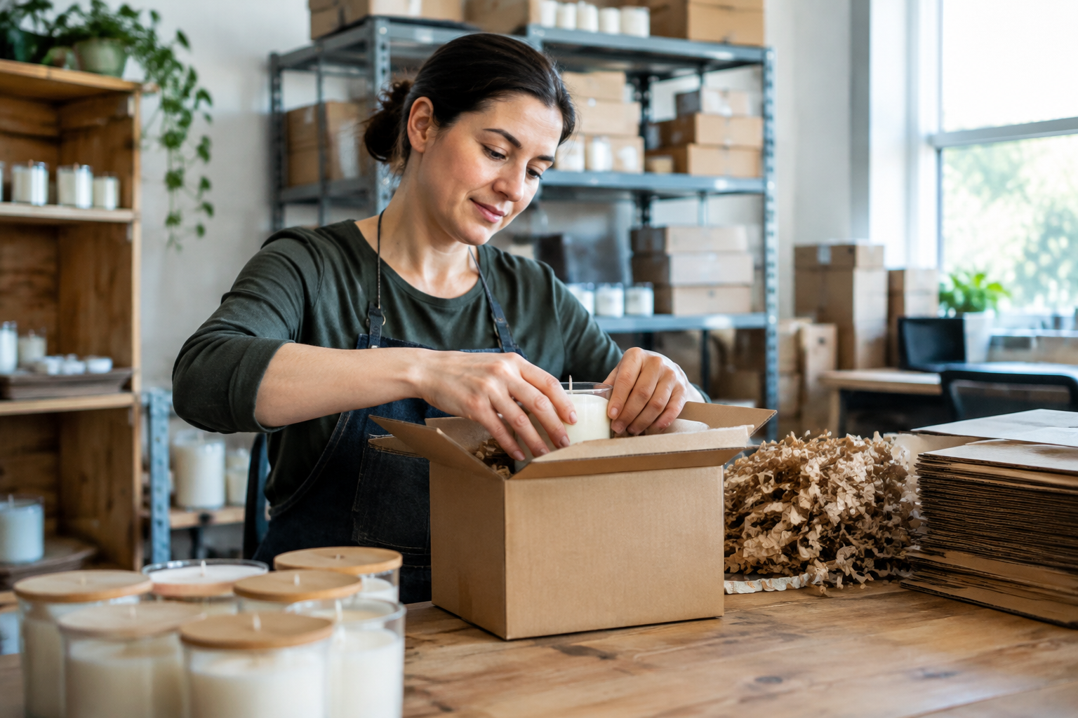 How a candle maker cut damaged orders by 60 percent after switching to corrugated boxes