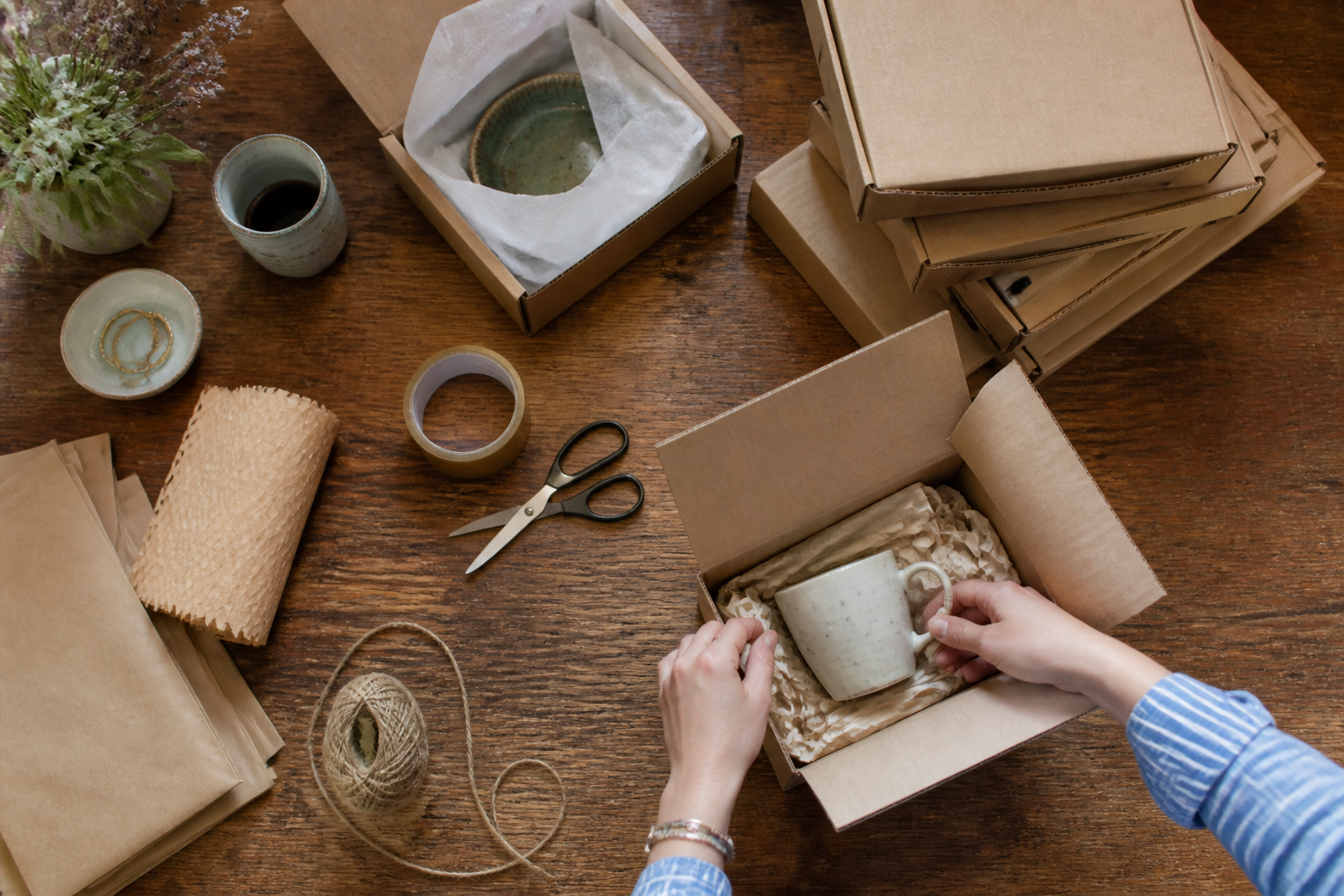 How an artisan seller raised perceived value by switching to branded corrugated boxes