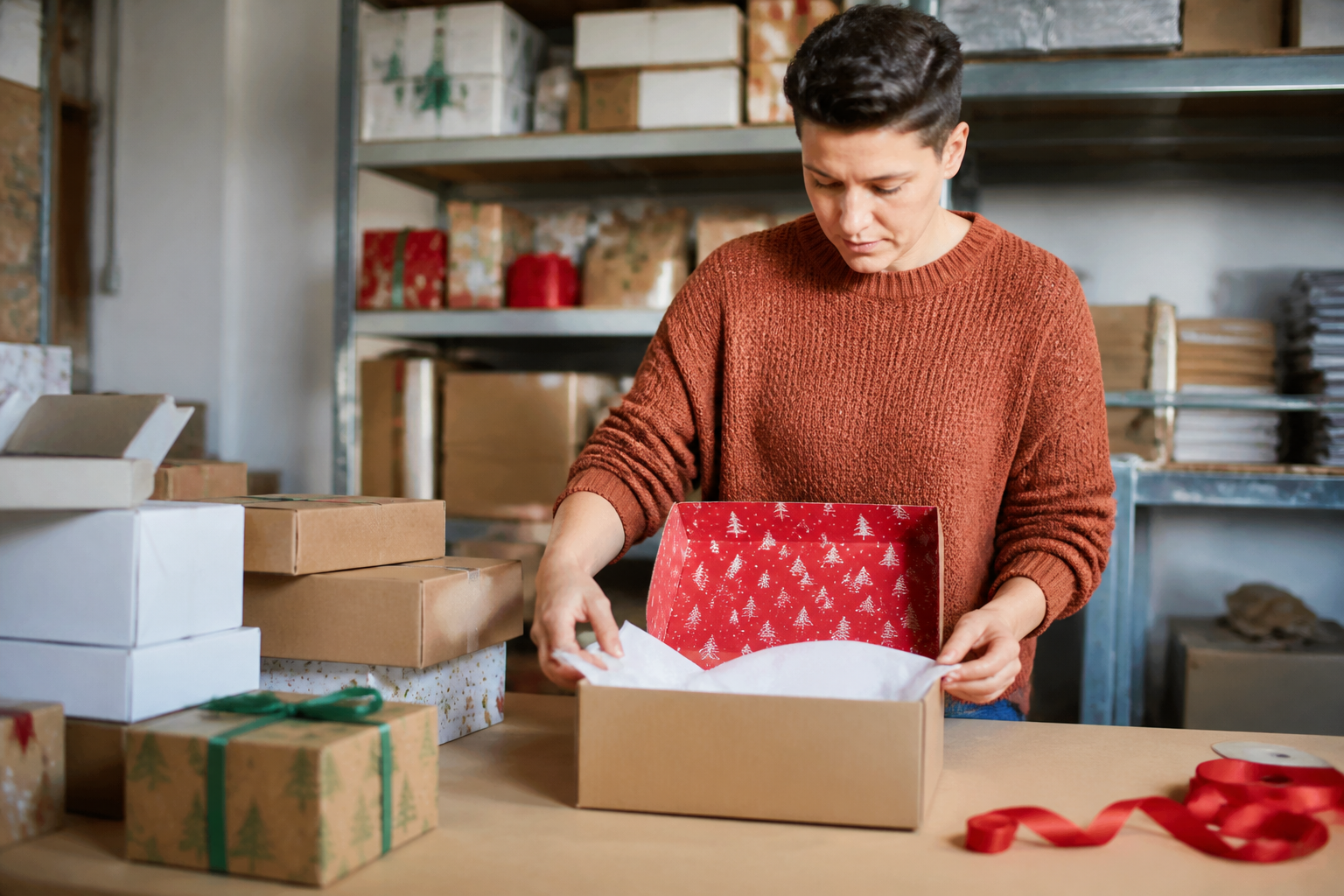 How to reorder holiday mailer boxes fast when December stock runs low