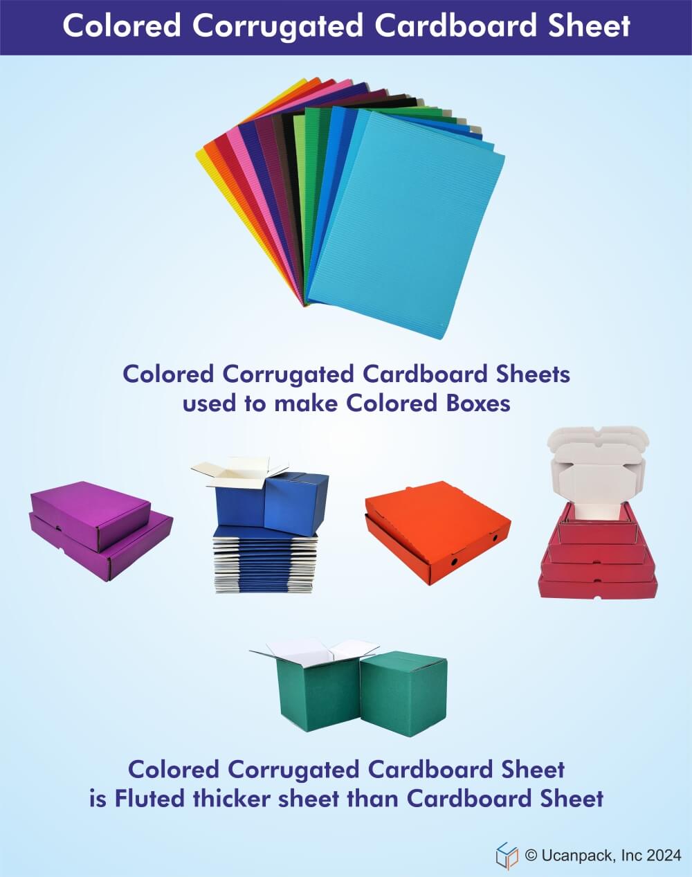 corrugated cardboard sheets