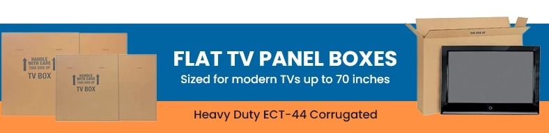 Flat TV Panel Boxes