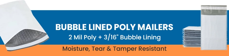 Bubble Lined Poly Mailers