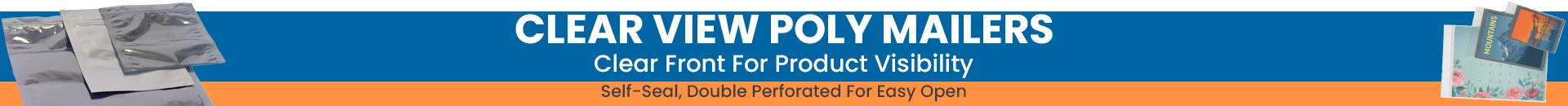 Clear View Poly Mailers