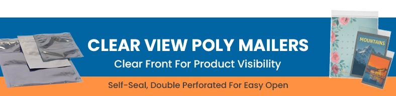 Clear View Poly Mailers