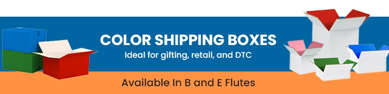 Color Shipping Boxes