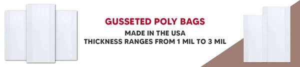Gusseted Poly Bags